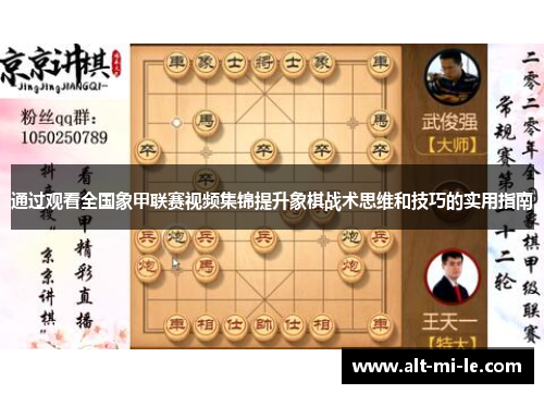 通过观看全国象甲联赛视频集锦提升象棋战术思维和技巧的实用指南